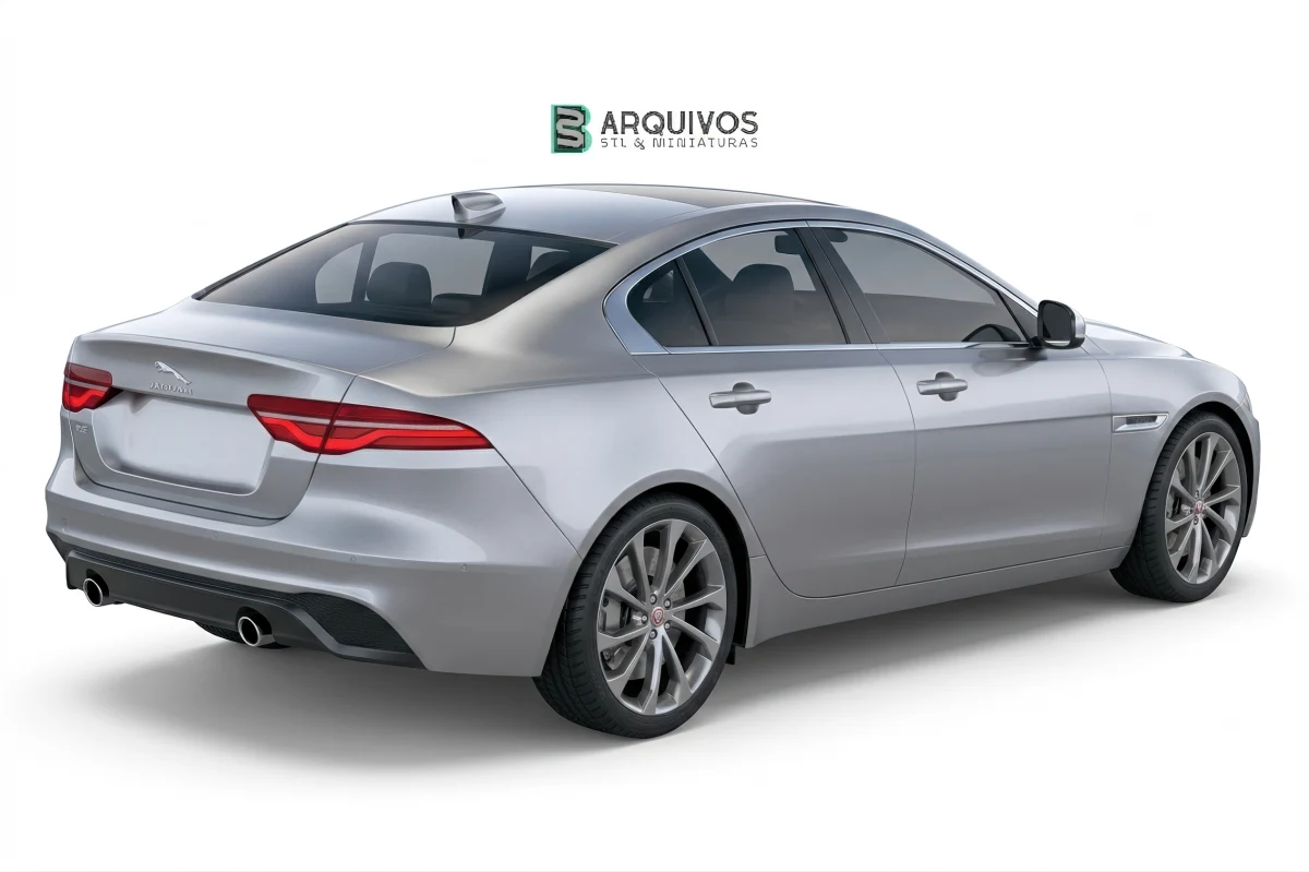 Modelo 3D STL - Jaguar XE 2020 — foto 2